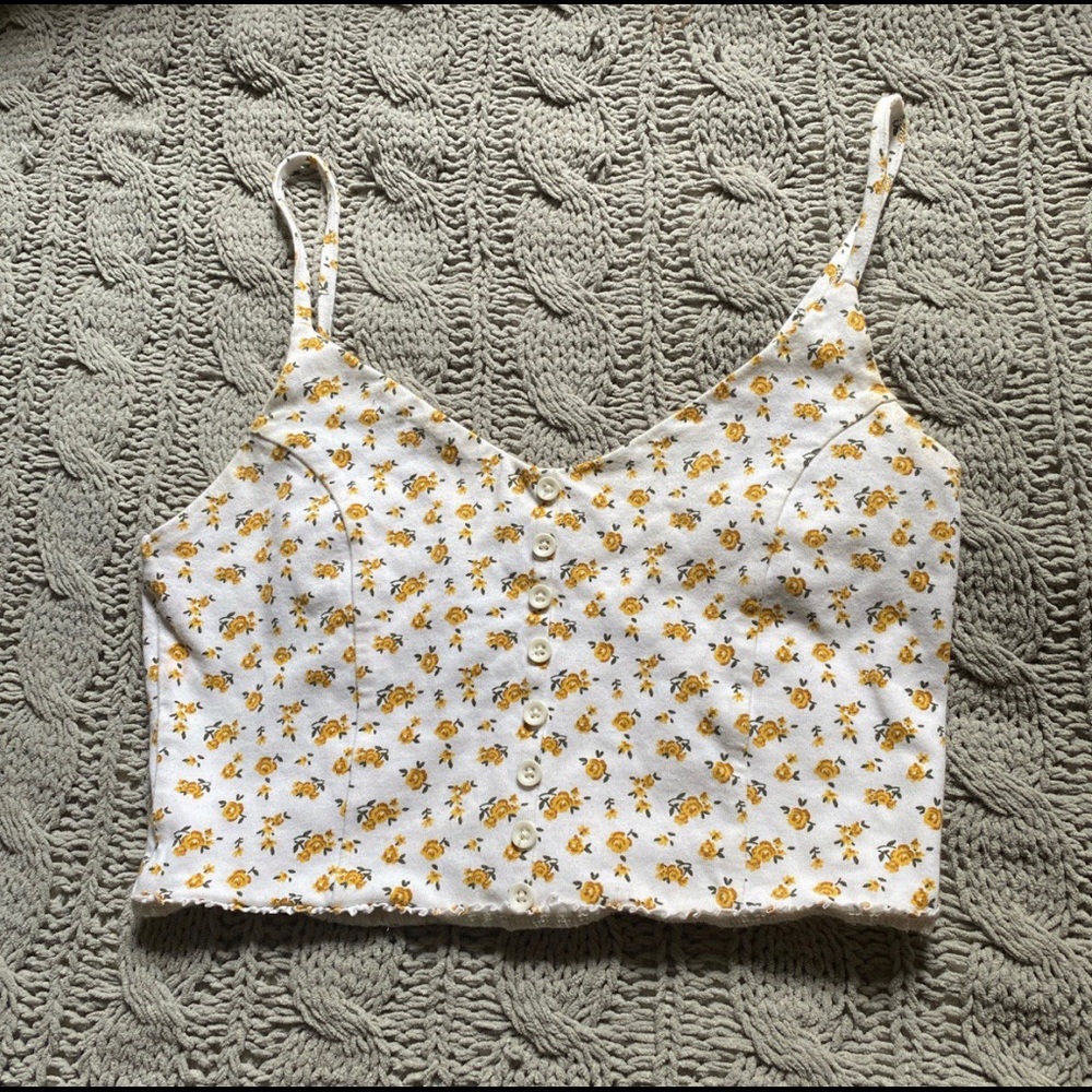 Forever 21 Floral Crop Top